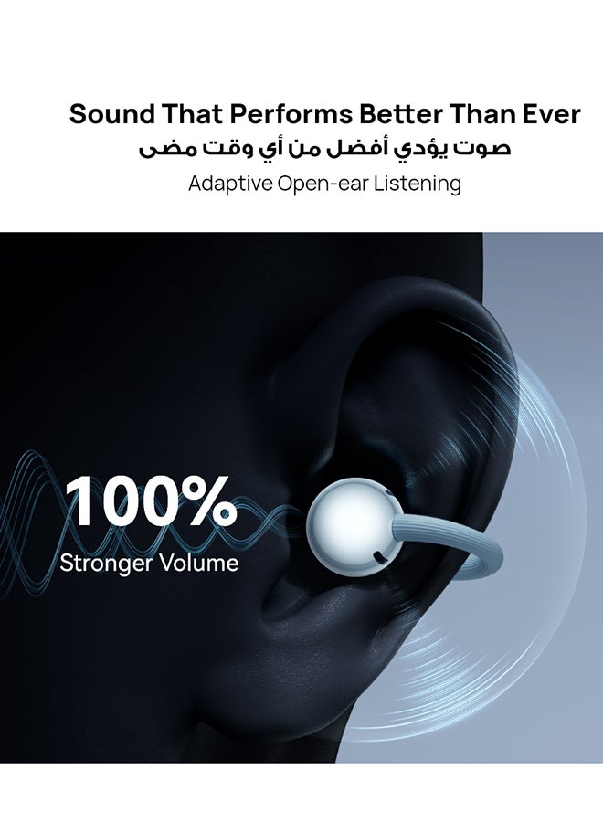 هواوي سماعات أذن لاسلكية FreeClip 2، سماعات بلوتوث، تصميم C-bridge خفيف، استماع مفتوح متكيف، مكالمات واضحة كريستالية، عمر بطارية طويل 38 ساعة، متوافقة مع iOS وأندرويد، IP57 مع رعاية فقدان مجانية - Image 5