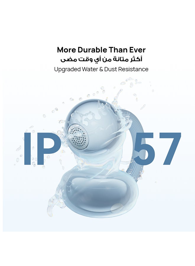 هواوي سماعات أذن لاسلكية FreeClip 2، سماعات بلوتوث، تصميم C-bridge خفيف، استماع مفتوح متكيف، مكالمات واضحة كريستالية، عمر بطارية طويل 38 ساعة، متوافقة مع iOS وأندرويد، IP57 مع رعاية فقدان مجانية - Image 4