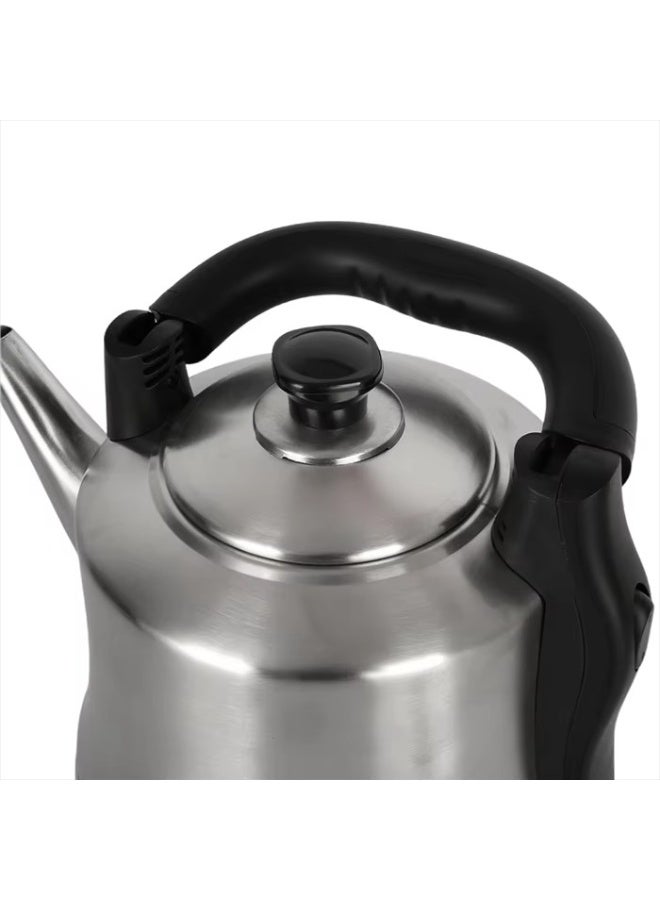 دي إل سي  DLC Electric Kettle, 4L Capacity, Silver, 1800W, Fast Boiling – Model DLC-35240 4 L 1800 W DLC-35240 Silver & Black - Image 3