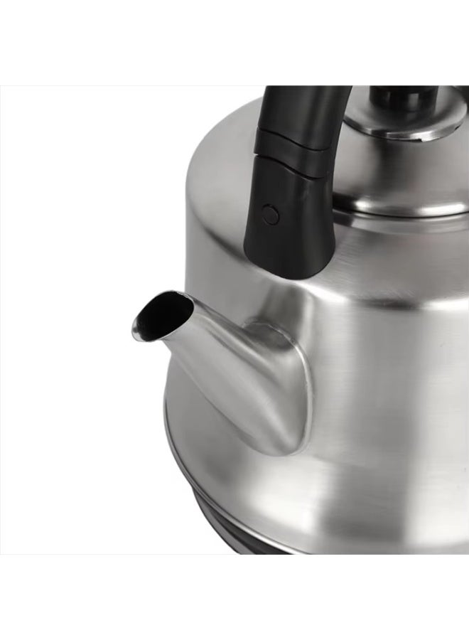 دي إل سي  DLC Electric Kettle, 4L Capacity, Silver, 1800W, Fast Boiling – Model DLC-35240 4 L 1800 W DLC-35240 Silver & Black - Image 2