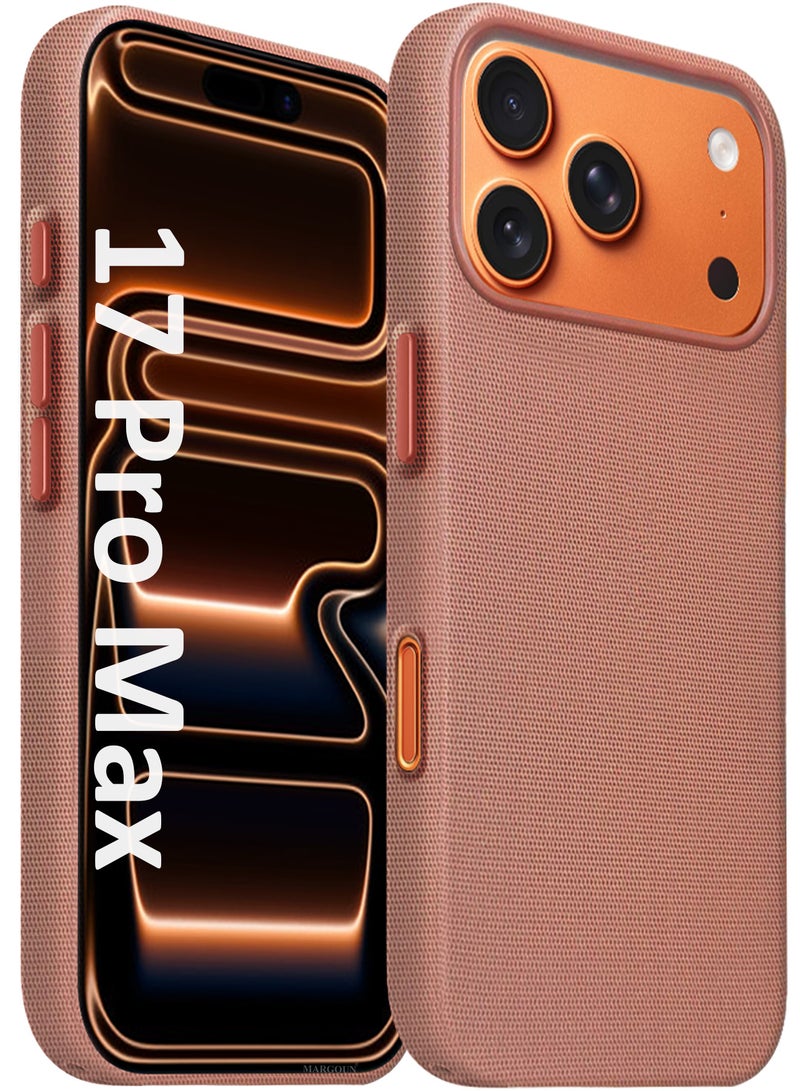 مارجون حافظة حماية منسوجة بتقنية آيفون 17 برو ماكس - خفيفة الوزن وملائمة نحيفة مع قبضة محسّنة - - Image 1