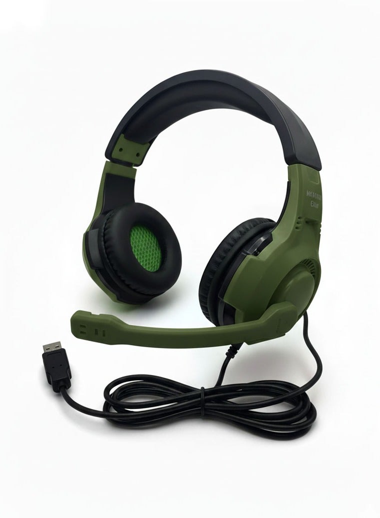 كايان سماعة رأس للألعاب سلكية B100 مع ميكروفون - صوت ستيريو ثلاثي الأبعاد وإلغاء الضوضاء - Image 1