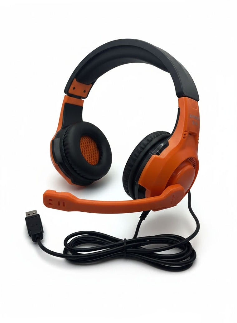 كايان سماعة رأس للألعاب سلكية B100 مع ميكروفون - صوت ستيريو ثلاثي الأبعاد وإلغاء الضوضاء - Image 1