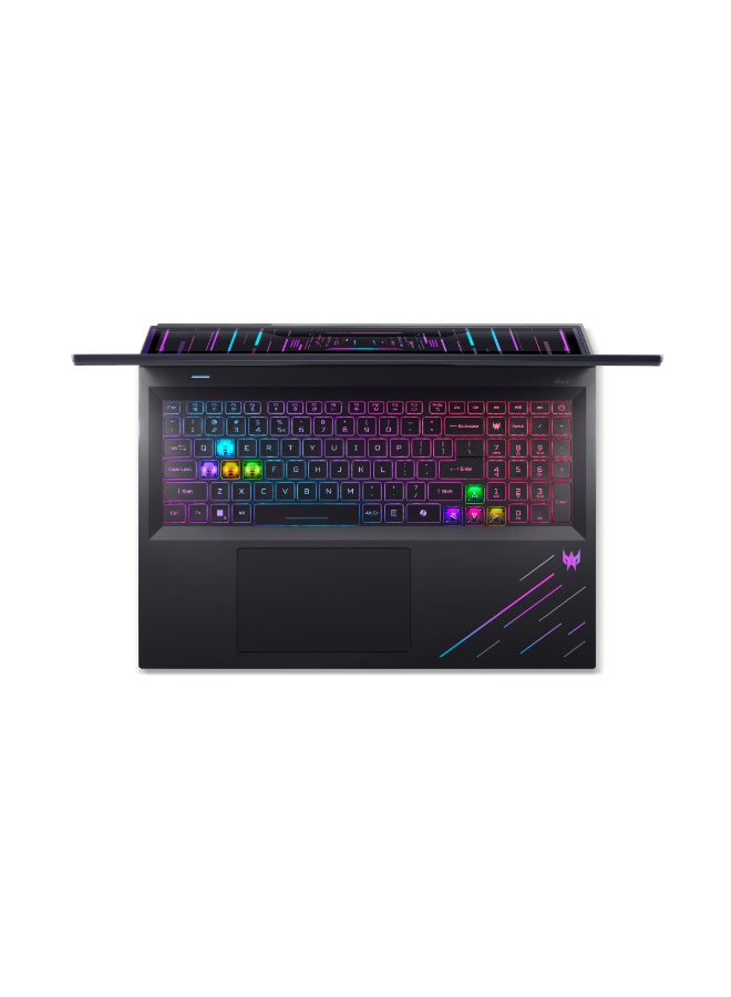 أيسر Helios 18AI Laptop With 18 Inch WQUXGA (3840x2400) Display, Core Ultra 9 275HX Processor/192GB RAM DDR5/3TB SSD/Windows 11 Pro/24GB Nvidia GeForce RTX 5090 Graphics/ English/Arabic Abyssal Black - Image 4