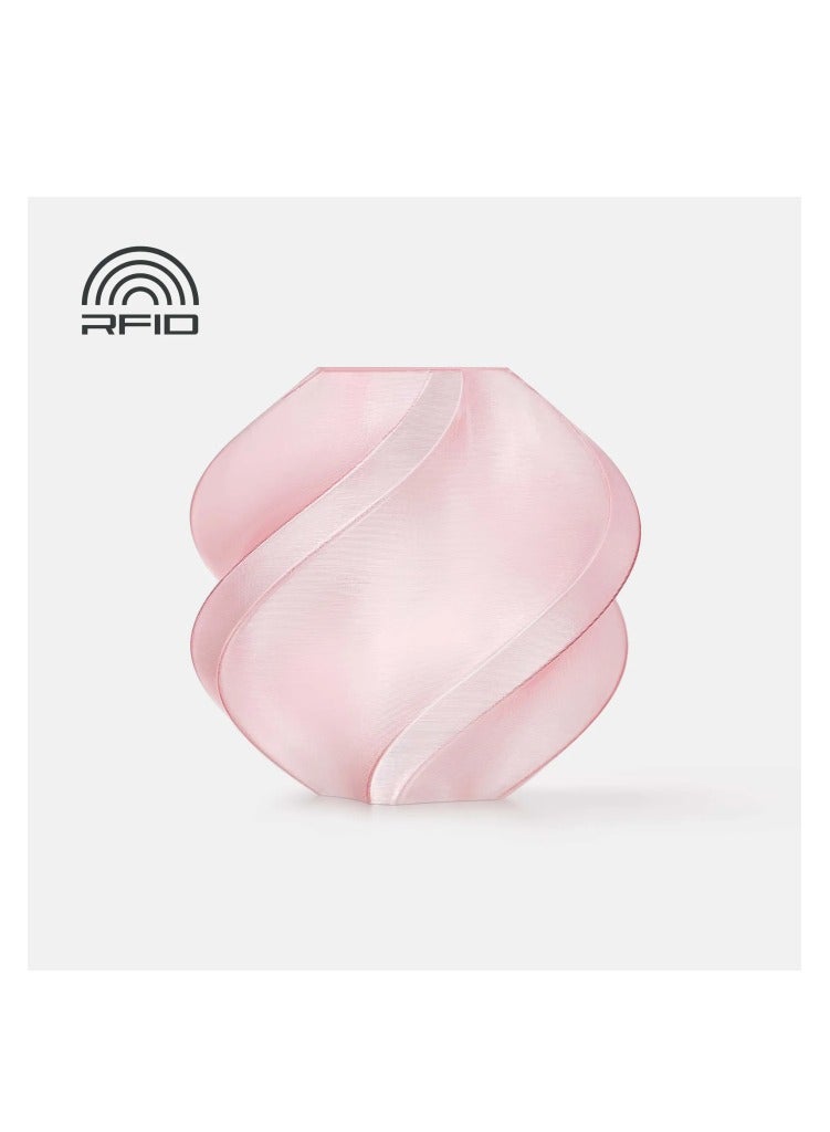 Bambu Lab PETG Translucent Pink (with Spool) 1.75mm, 1KG Pink