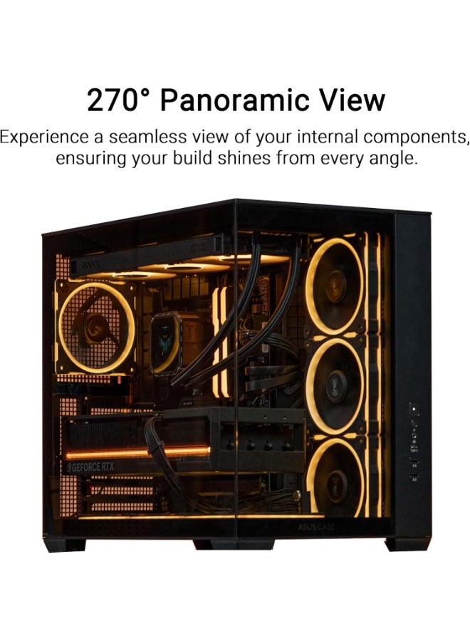 ASUS Case Asus A32 PLUS TG ARGB( 4 fan +360 )90DC00S0-B19000 microATX case Black - Image 2