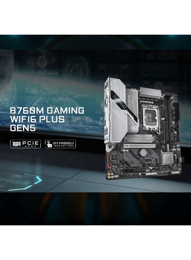 جيجابايت B760M جيمينغ واي فاي 6 بلس DDR5 الجيل 12/13/14 LGA1700 - Image 4