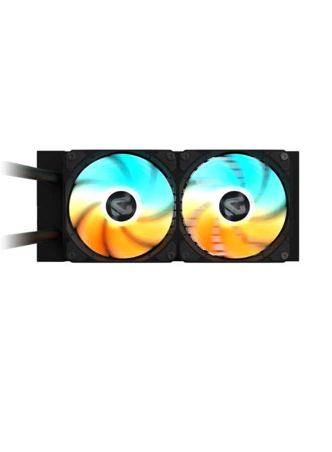 GIGABYTE GAMING 240 ICE Liquid CPU Cooler GP GIGABYTE GME240 2 FAN -BLACK - Image 3