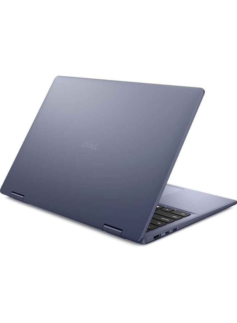 ديل 14 Plus 2-in-1 Personal Laptop, 2025, 14" 1920 x 1200 Touch, AMD Ryzen AI 7 350 8-Core, 16GB LPDDR5, 512GB SSD, Win11 Home, Backlit Keyboard, Wi-Fi 7, BT 5.4, 1080p + IR Camera English blue - Image 5