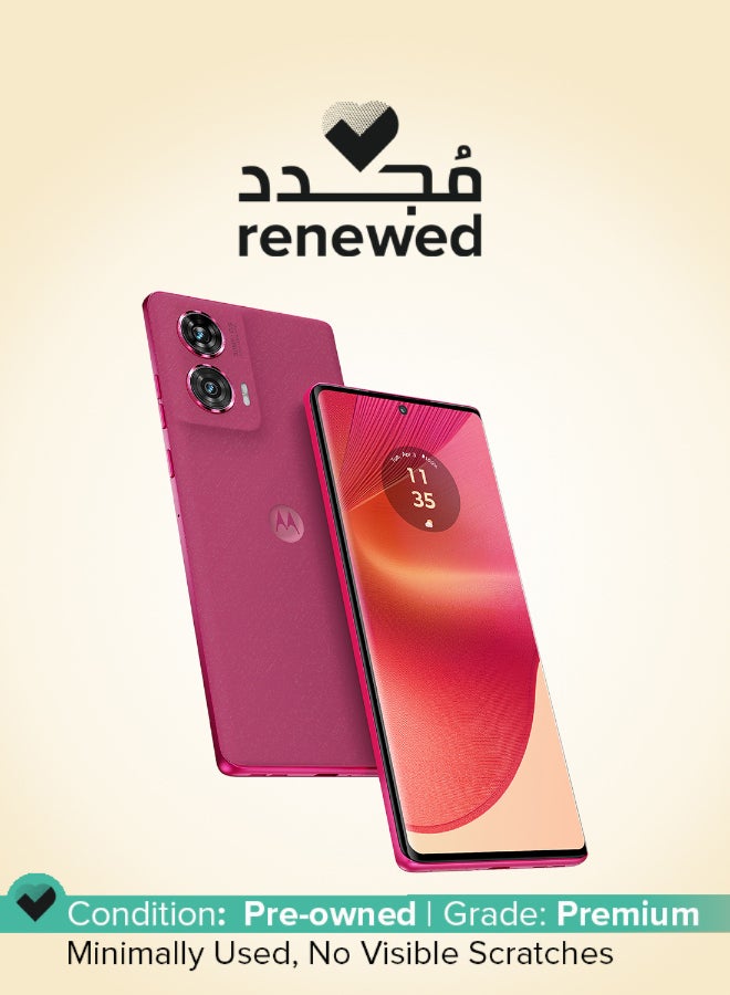 Motorola Renewed - Edge 50 Fusion Dual SIM Hot Pink 12GB RAM 512GB 5G - Middle East Version - Image 1