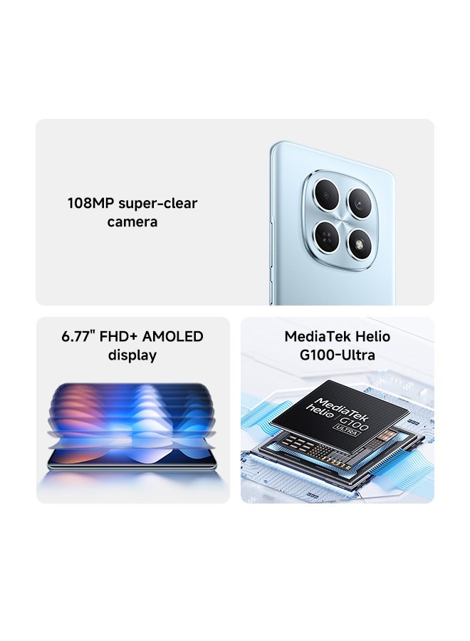 Xiaomi Redmi Note 15 Dual SIM 4G Purple 8G RAM 256GB with 2 Pin adaptor - Global Version - Image 4