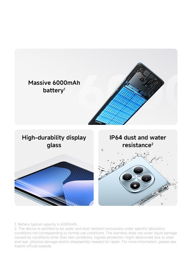 Xiaomi Redmi Note 15 Dual SIM 4G Purple 8G RAM 256GB with 2 Pin adaptor - Global Version - Image 3