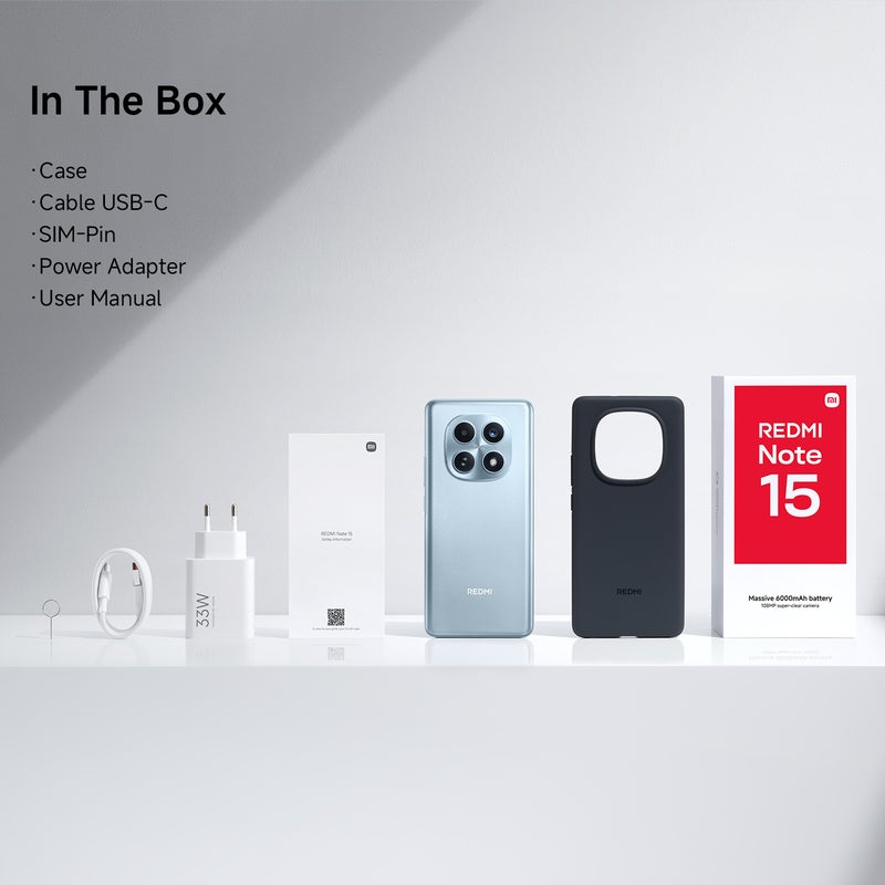 Xiaomi Redmi Note 15 Dual SIM 4G Purple 8G RAM 256GB with 2 Pin adaptor - Global Version - Image 5