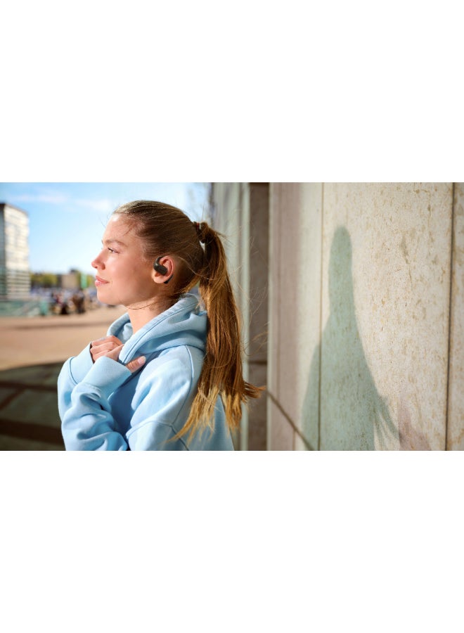 Philips TAA6709DG Elite Open-Ear Wireless Sports Headphones – Awareness-Safe Design, Secure Wraparound Fit Dark Grey - Image 3