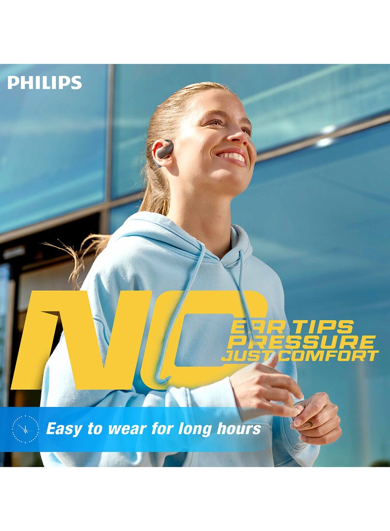 Philips TAA6709DG Elite Open-Ear Wireless Sports Headphones – Awareness-Safe Design, Secure Wraparound Fit Dark Grey - Image 4