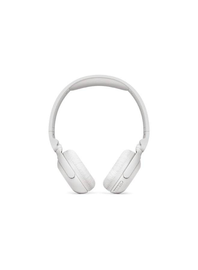 Philips TAH2209WT Wireless On-Ear Headphones – Elegant White Design, Clear Dynamic Audio, All-Day Comfort White - Image 3