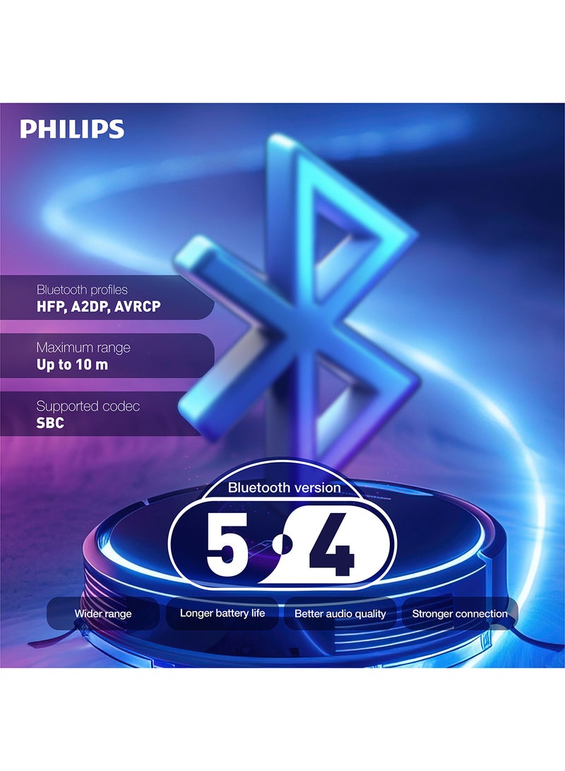 Philips TAQ2000BK Open-Ear True Wireless Earbuds – Ultra-Light Design, Awareness-Safe Listening, Premium Comfort Black - Image 3