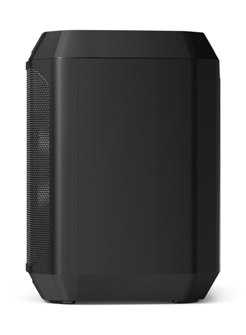 Philips TAX2208 Bluetooth Party Speaker | Deep Bass, LED Light Effects, Portable Karaoke Speaker with Mic Input | Powerful Wireless Home & Outdoor Sound Black - Image 4
