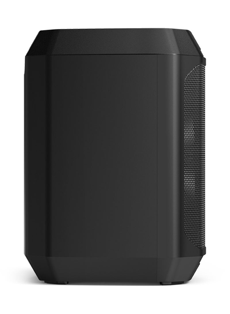 Philips TAX2208 Bluetooth Party Speaker | Deep Bass, LED Light Effects, Portable Karaoke Speaker with Mic Input | Powerful Wireless Home & Outdoor Sound Black - Image 5
