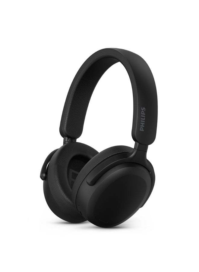 Philips TAH2300BK Wireless Over-Ear Headphones – Immersive Premium Sound, Plush Cushioned Earcups Black - Image 1