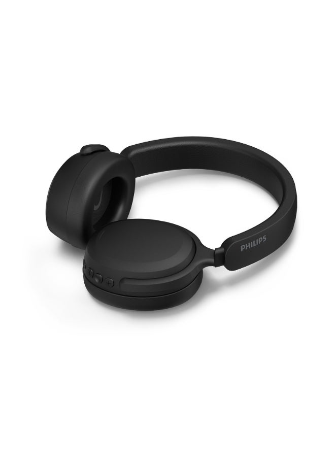 Philips TAH2300BK Wireless Over-Ear Headphones – Immersive Premium Sound, Plush Cushioned Earcups Black - Image 4