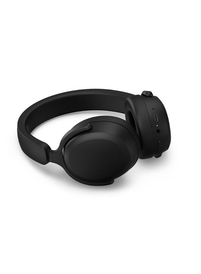 Philips TAH2300BK Wireless Over-Ear Headphones – Immersive Premium Sound, Plush Cushioned Earcups Black - Image 3