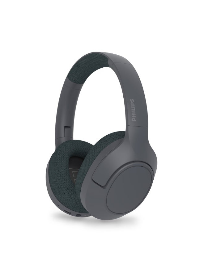 Philips TAH7508BK Premium Over-Ear Wireless Headphones – Deep Bass, Luxury Comfort, Long-Lasting Battery Black - Image 1