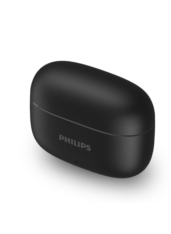 Philips TAT1109BK True Wireless Earbuds – Compact Premium Fit, Clear Dynamic Sound, Bluetooth Fast Pairing Black - Image 4
