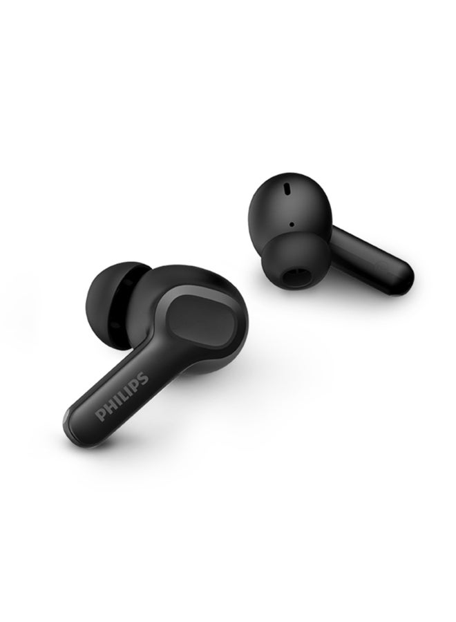 Philips TAT1109BK True Wireless Earbuds – Compact Premium Fit, Clear Dynamic Sound, Bluetooth Fast Pairing Black - Image 2