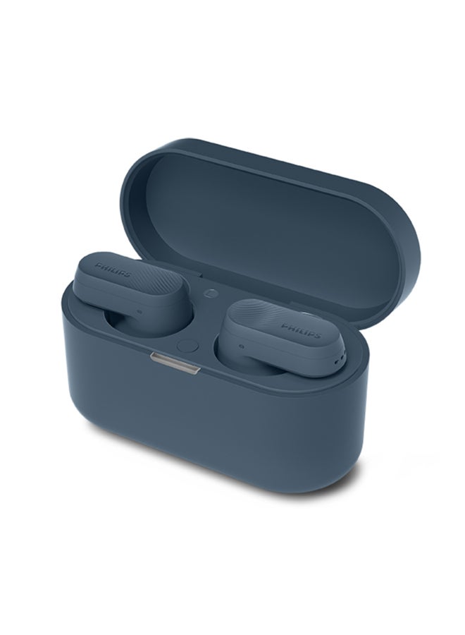 Philips TAT3509BL True Wireless Earbuds – Modern Blue Design, Clear High-Definition Sound, Lightweight Comfort Blue - Image 3