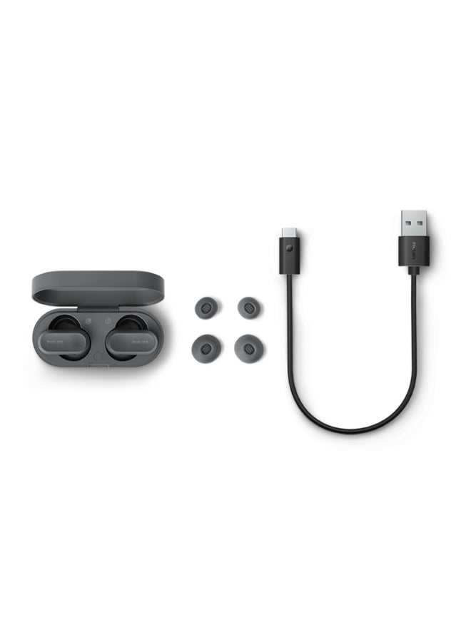 Philips TAT3509GY True Wireless Earbuds – Elegant Grey Finish, Secure Ergonomic Fit, Enhanced Audio Clarity Grey - Image 5