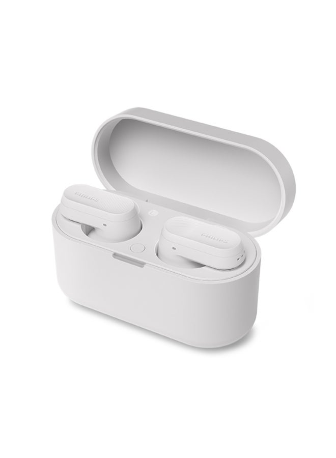 Philips TAT3509WT True Wireless Earbuds – Clean White Premium Design, Rich Sound, All-Day Comfort White - Image 4