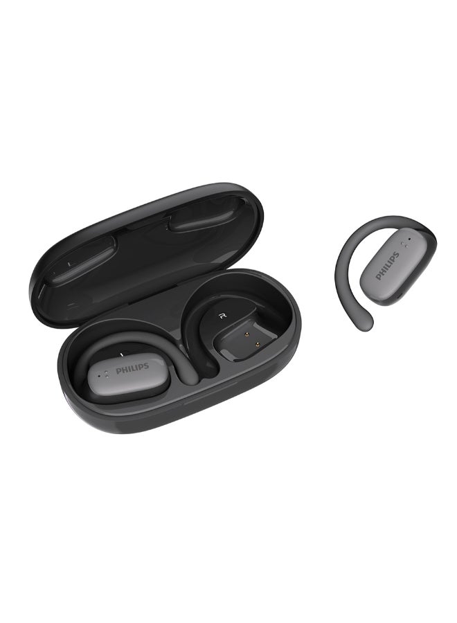 Philips TAT3708BK Open-Ear Wireless Sports Headphones – Secure Outdoor Fit, Awareness-Safe Premium Audio Black - Image 1
