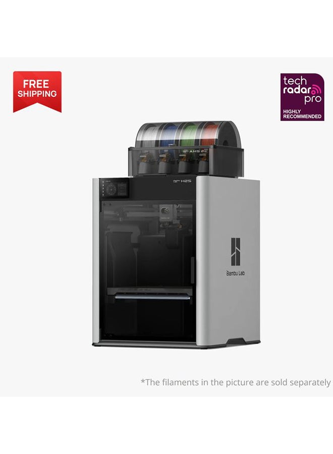 بامبو لاب H2S Combo 3D Printer, Multi-color 3D Printing, Closed-loop Servo Motor Extruder, Full Filament Path AI Detection - 3D printer Multicolor - Image 1