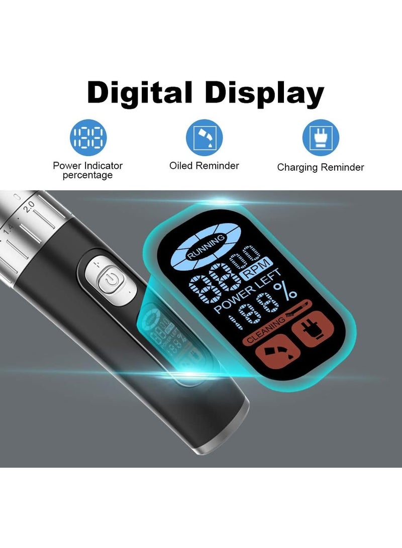 VGR Hair Clippers, Professional Hair Cutting Kit for Men, USB Cord/Cordless Rechargeable Hair Trimmer Set with LED Display, Model V-069 - Image 4