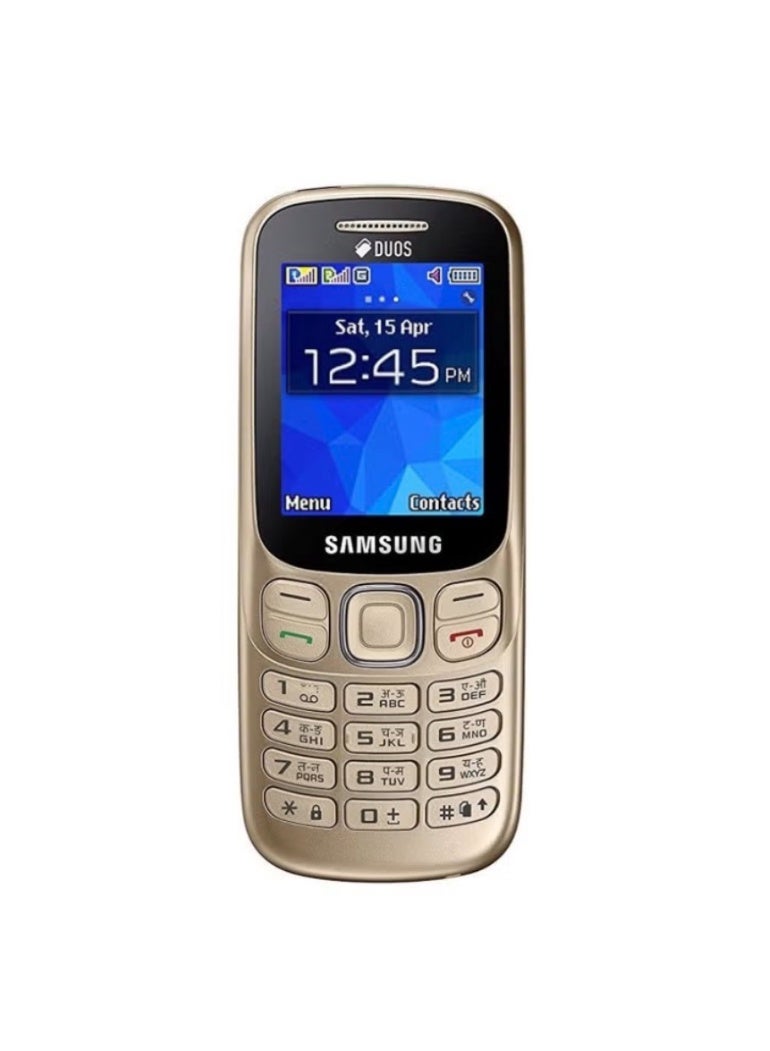 سامسونج موبايل مترو 312 ثنائي الشريحة - ذهبي - Image 1