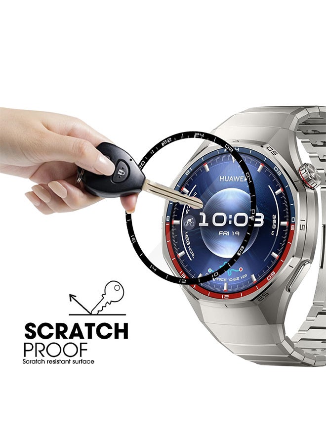 مارجون PMMA Clear Screen Protector for Huawei Watch GT6 Pro - Ultra Thin Scratch Resistant Protective Film Clear-1 - Image 3