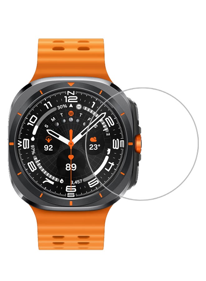 مارجون 2 Pieces PMMA Clear Screen Protector for Samsung Watch 8 Ultra - Ultra Thin Scratch Resistant Protective Film Clear-2 - Image 2