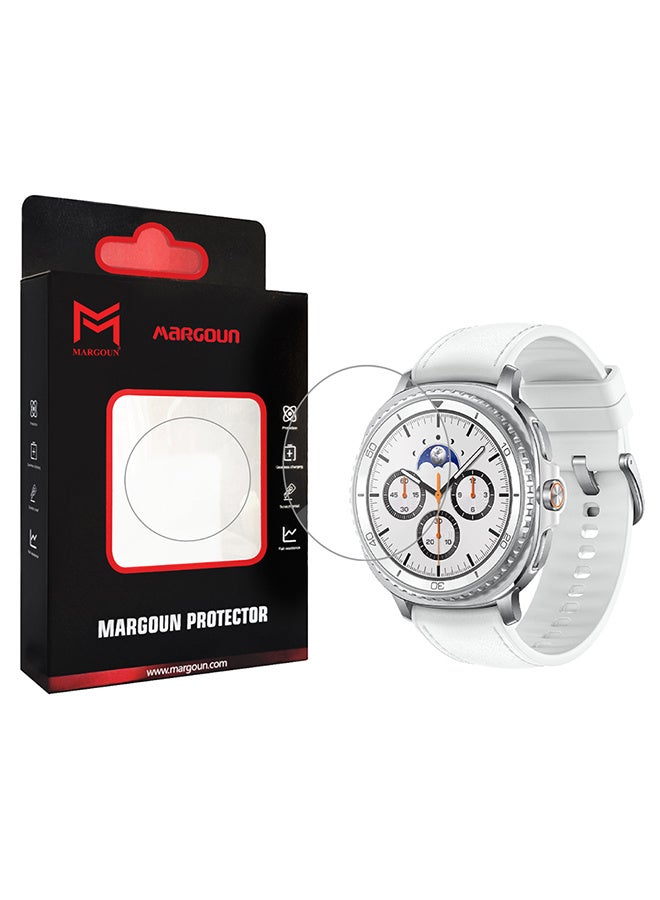 مارجون PMMA Clear Screen Protector for Samsung Watch 8 Classic - Ultra Thin Scratch Resistant Protective Film Clear-1 - Image 1