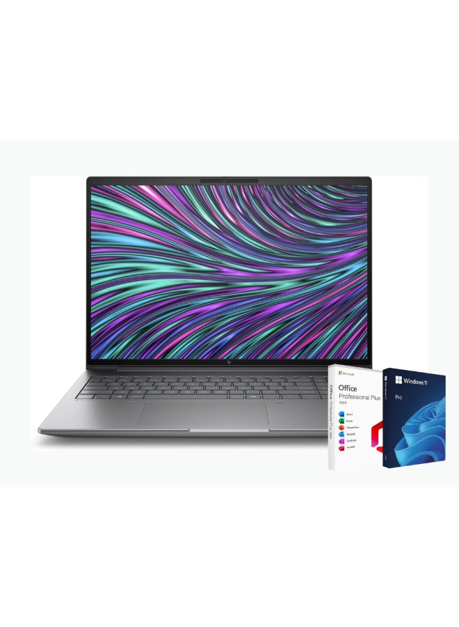 HP ZBook POWER G11 Mobile Workstation, Intel Core Ultra 7 165H, 16 Inch WUXGA, 32GB RAM, 1TB SSD, NVIDIA GeForce RTX A1000 6GB, Windows 11 Pro + Life Time Office 2024 English/Arabic silver - Image 1