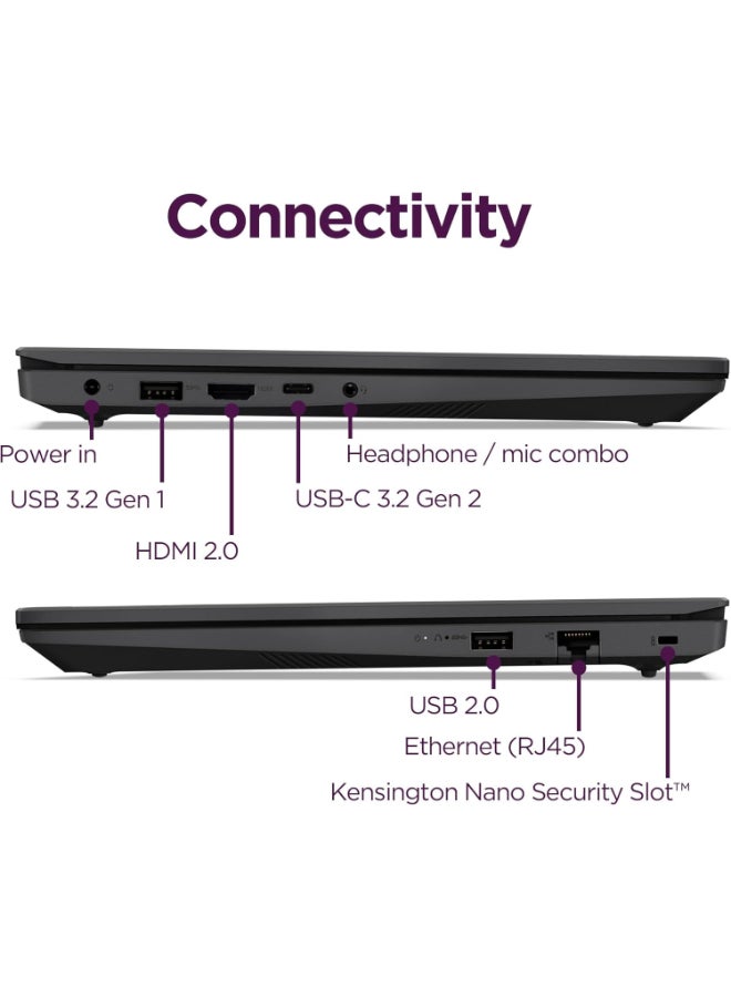 لينوفو لابتوب V14 G4، شاشة FHD بحجم 14 بوصة، معالج Intel Core i7-13620H، 8GB RAM، 256GB SSD، رسومات مدمجة، ويندوز 11 هوم - Image 3