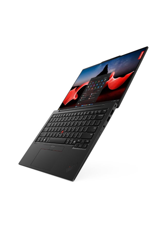 Lenovo ThinkPad X1 Carbon Gen 12 Laptop, 14" WUXGA Touch, Intel Core Ultra 7 155U, 32GB LPDDR5x RAM, 512GB PCIe 4.0 SSD, Intel Graphics, Backlit ENG Keyboard, Windows 11 Pro English black - Image 1