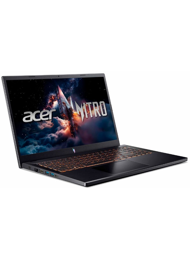 أيسر Nitro V 15  Gaming Laptop,15.6" FHD IPS 165Hz,  Intel Core i5-13420H, 16GB RAM, 512 SSD, NVIDIA GeForce RTX 5050 8GB , Win 11 Home, English Obsidian Black - Image 2