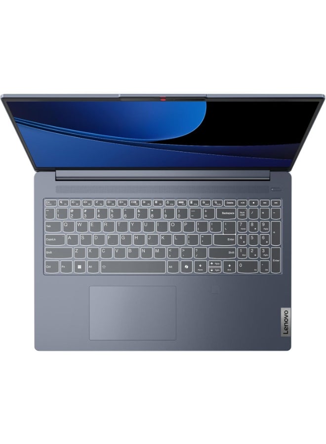 لينوفو لابتوب IdeaPad Slim 5 16IRU9، شاشة تعمل باللمس IPS WUXGA مقاس 16"، معالج Intel Core 5 120U، ذاكرة RAM سعة 16GB LPDDR5x، 512GB SSD، رسومات Intel، لوحة مفاتيح إنجليزية مضاءة، ويندوز 11 هوم - Image 3