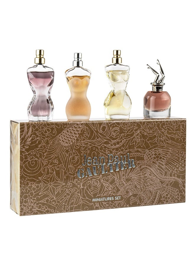 Jean Paul GAULTIER 4 x 6ml Women Mini Set (Scandal + Divine + Classique + La Belle) 24ml - Image 2