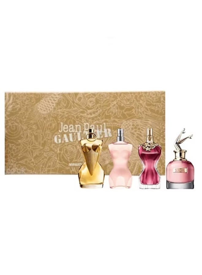 Jean Paul GAULTIER 4 x 6ml Women Mini Set (Scandal + Divine + Classique + La Belle) 24ml - Image 1