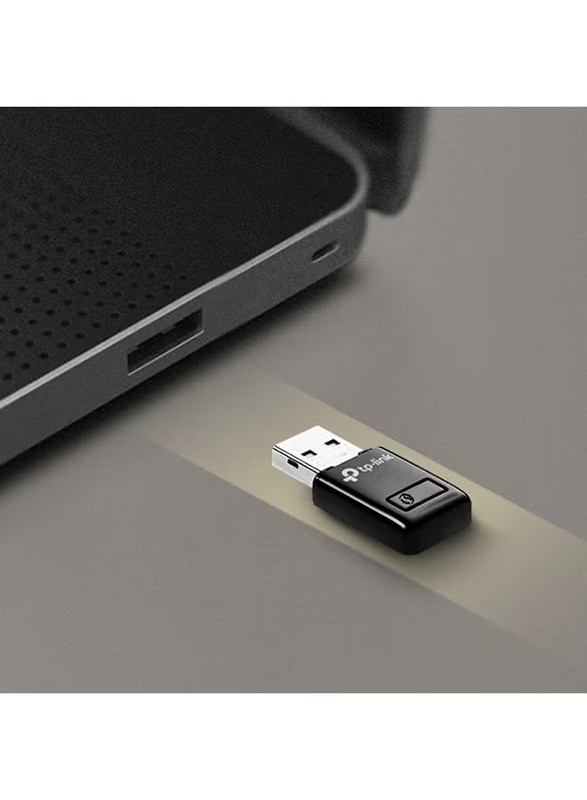 TP-LINK TL-WN823N N300 Mini USB Wireless WiFi Network Adapter for PC/Laptop, Easy Setup, Supports Windows 10/8.1/8/7/XP, Mac OS X, Linux Black - Image 2