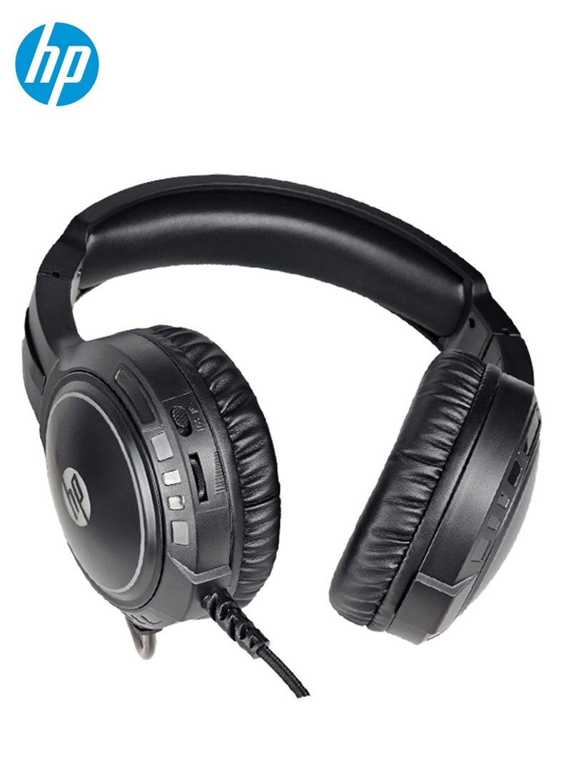 HP DHE-8006 Surround Sound Gaming Headset - Black - Image 2