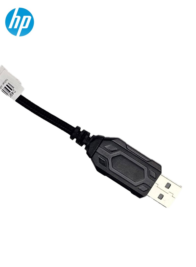 HP DHE-8006 Surround Sound Gaming Headset - Black - Image 3