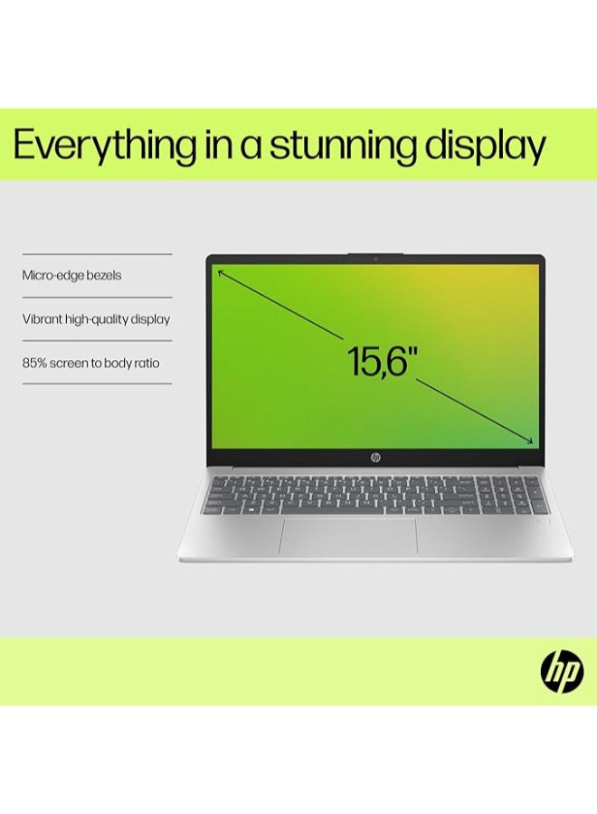 HP Laptop, 15-fd0154wm Intel Core Ultra 5 125H, 16GB RAM, 512GB SSD, 15.6-Inch FHD IPS Touch Screen, Intel Arc Graphic Card, Windows 11 Home English silver - Image 5